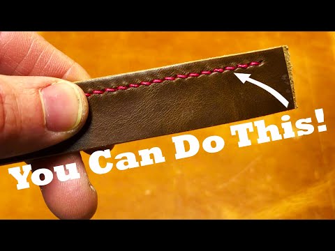 How to Hand Stitch Leather: Get Better, Fast!