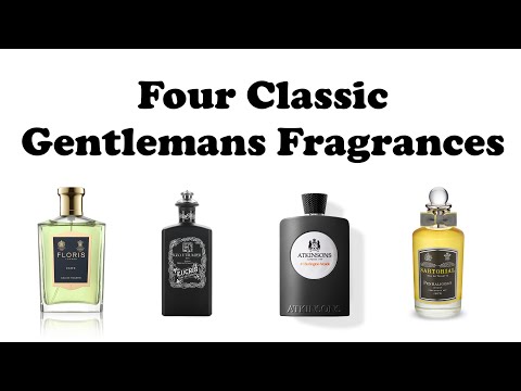 Four Classic Gentlemans Fragrances