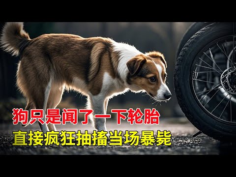 The dog died instantly after just sniffing the tire.