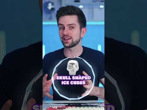 Making Skull-Shaped Ice Cubes! 😳