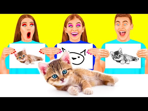 Хто краще намалює предмет, отримає його | Божевільний челендж від PaRaRa Challenge