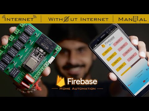 Google Firebase Home Automation with Fan Dimmer & Realtime Feedback | ESP32 Project