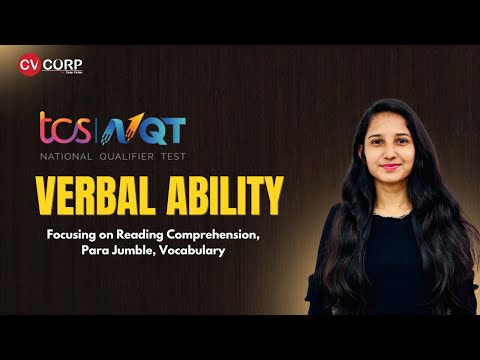 TCS NQT 2025 Verbal Ability Part - 2