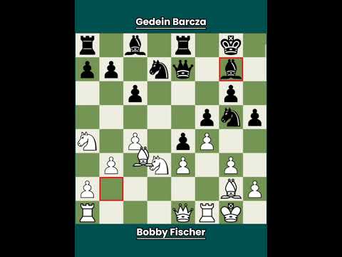 Gedeon Barcza vs Bobby Fischer ◉ Zuerich Tournament 1959 | Legend in the Making