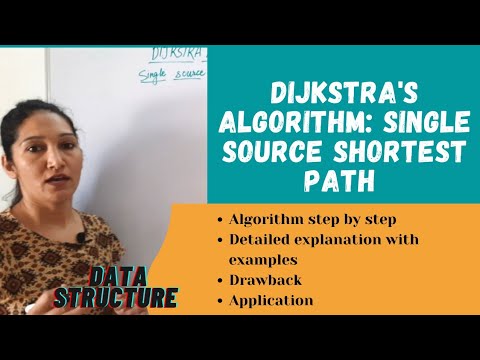 Dijkstra's Algorithm: Single Source Shortest Path Algorithm| Data Structure#91