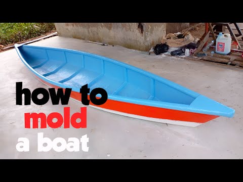 How to mold a boat at home