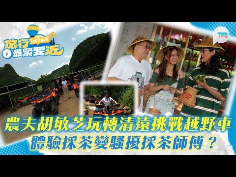 旅行最緊要近｜農夫胡敏芝玩轉清遠挑戰越野車 體驗採茶變騷擾採茶師傅？｜TVBPlus