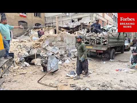 RAW FOOTAGE: Iranian Capital Of Tehran Partially Destroyed As Joint U.S.-Israeli Strikes Target City