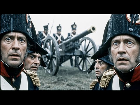 Sous la pluie, le 12 livres Gribeauval napoléonien garda la cadence généraux autrichiens stupéfaits