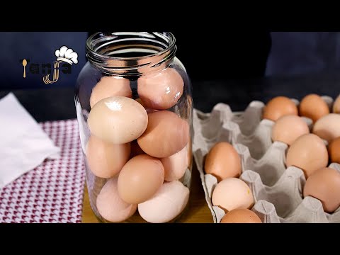 war taught me to survive! I keep canned eggs in a jar for up to 2 years!