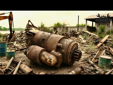I Got Paid $10,000 to Restore a Severely Rusted Heavy-Duty Marine Starter Motor