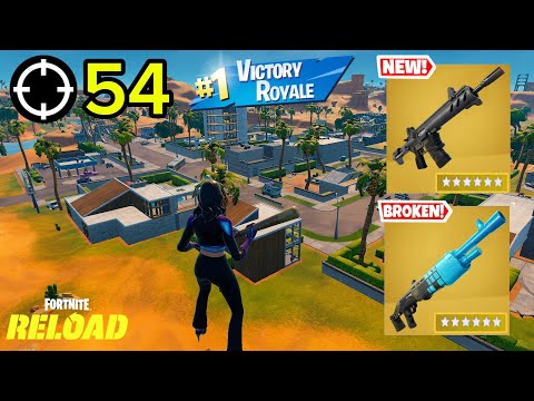 54 Elimination Solo "RELOAD” Gameplay Wins (Fortnite Chapter 7 PS5 Controller)
