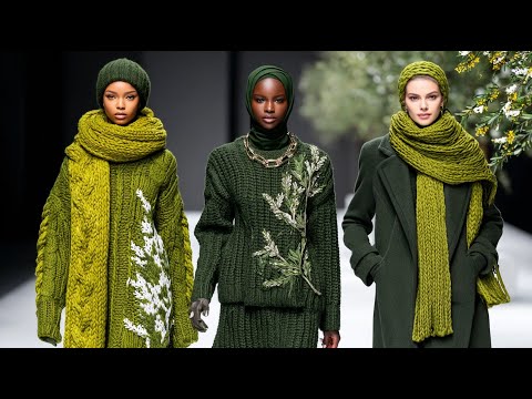 Max Mara Winter 2026 — Earthy Olive Green Elegance in Cozy Winter Pieces
