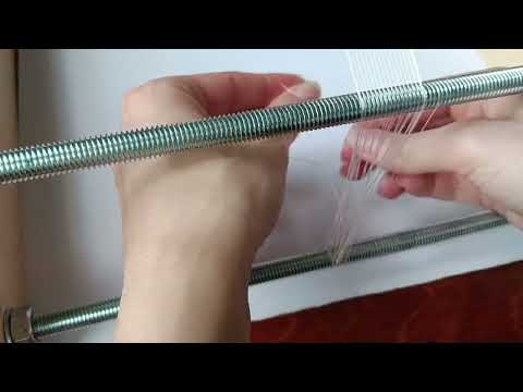 Як натягнути нитки на станок для бісероплетіння Показую 2 способи