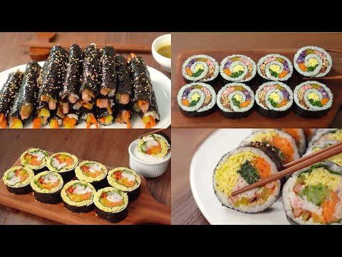 6 Legendary Korean Gimbap Recipes :: Healthy Gimbap