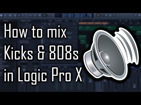 🔊How to mix Kicks & 808s in Logic Pro X | Kick & 808s Sidechaining Tutorial | Logic Pro X Tutorial