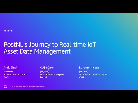 AWS Summit Amsterdam 2025 - PostNL’s Journey to Real-time IoT Asset Data Management