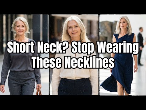 Stop Wearing These Necklines If You Have a Short Neck (Women Over 50)