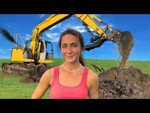 Buying A CHEAP Excavator And Digging With No Experience