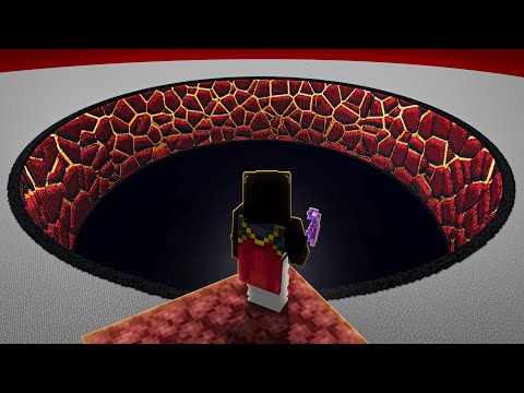 The Insane WALL DESIGN of the NETHER VOID HOLE...