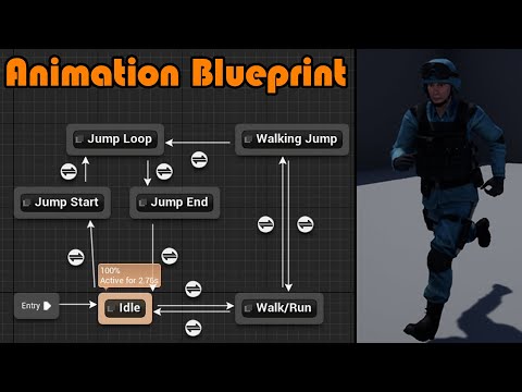 How To Make An Animation Blueprint And Blendspace | In-Depth Explanation - Unreal Engine 4 Tutorial