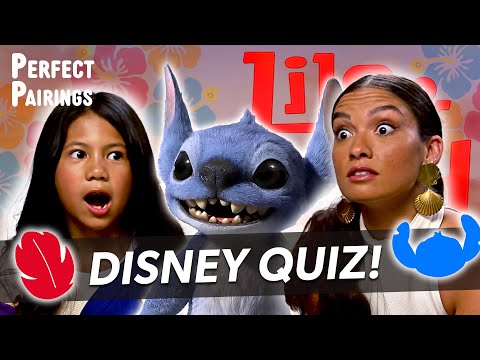 "I'm a genius🤭" | LILO & STITCH Stars Take The ULTIMATE Disney Companion Quiz 🧠📝 | Perfect Pairings