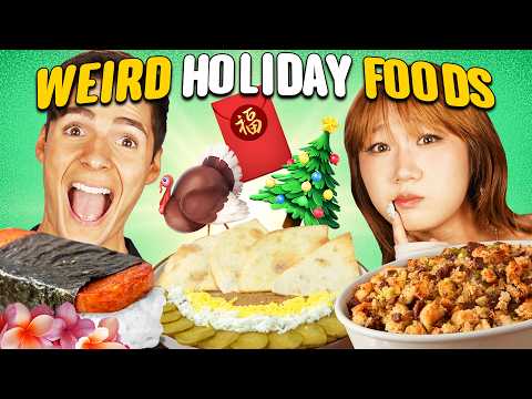 Revealing The Weirdest Things Our Families Eats at Holidays!