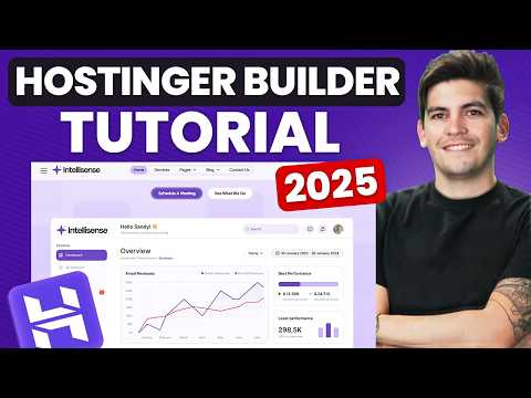 Hostinger Website Builder Tutorial (2025) – Build a Website in 10 Minutes!
