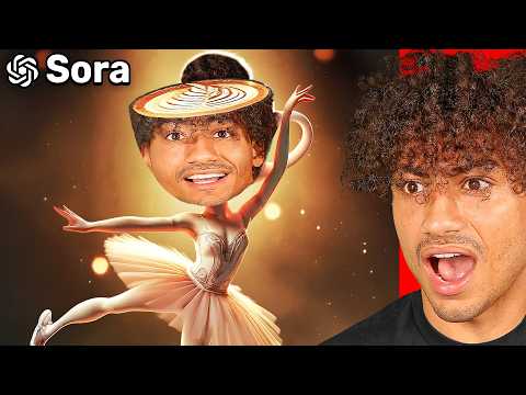 REACTING TO MY OWN AI VIDEOS!