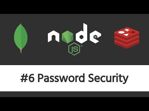 Authentication in Node.js - #6 Password Security