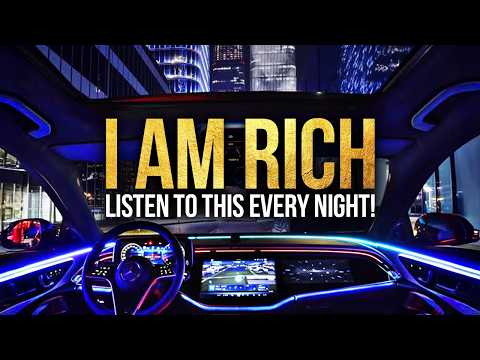 "I AM RICH & ABUNDANT" Affirmations For Money, Success & Wealth - Listen Every Night! (8 HOURS)