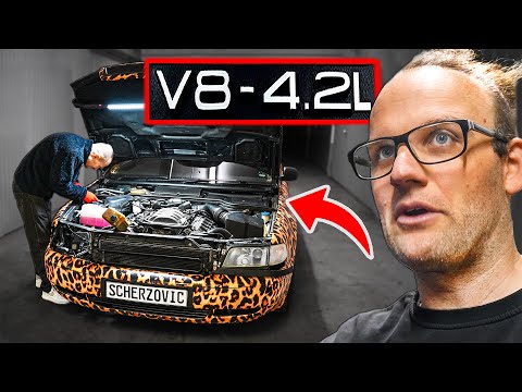 TIEFPUNKT am Audi A8 V8 Projekt! (Fehler gefunden mit Patrick)
