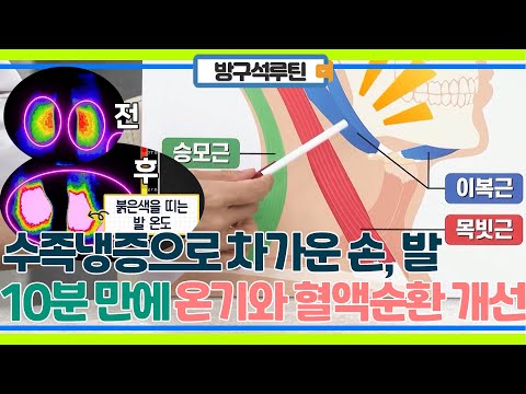 수족냉증으로 손, 발 차가울 때! 이렇게 해보세요!