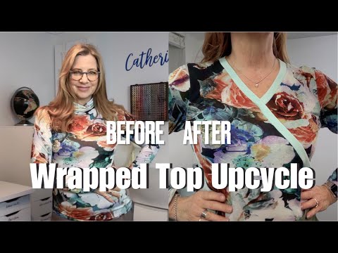 Turn a Plain Top into a pretty Wrapped Style