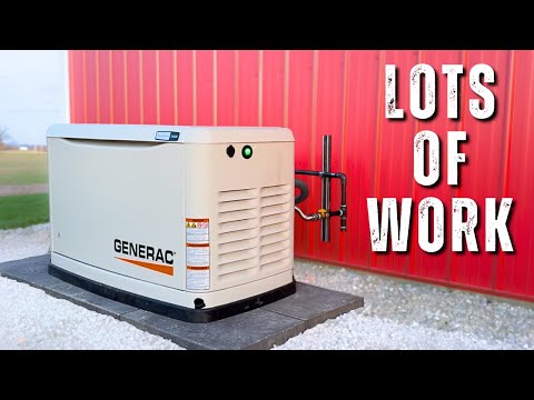 This GENERAC INSTALL Was More Work Than I Realized.....