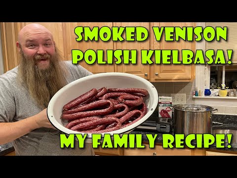 Smoked VENISON Polish Kielbasa - My FAMILY RECIPE