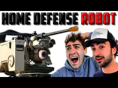 Robotic Airsoft Turret: AI Home Security for Airrack and Tyler Blanchard– Full Build & Demo
