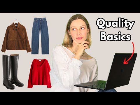 How To Shop Quality Basics (Best Brands For High Quality Clothing)