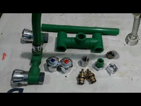 The invention of poor people How to make a water mixer at the lowest prices yourself. Como hacer un