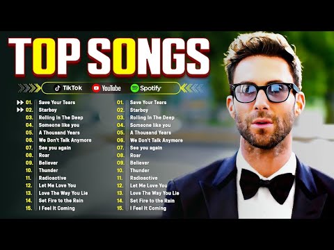 Maroon 5, Bruno Mars, Adele, Ed Sheeran, Dua Lipa, Rihanna, The Weeknd 💥 Billboard Top 50 This Week