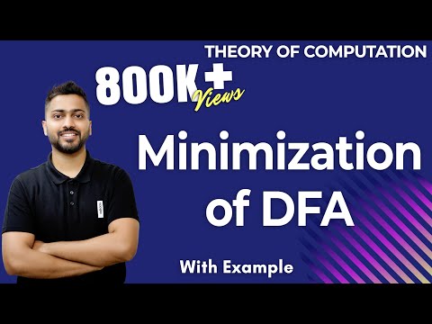 Lec-26: Minimization of DFA in Hindi with example | TOC
