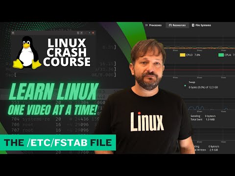 Linux Crash Course - The /etc/fstab file