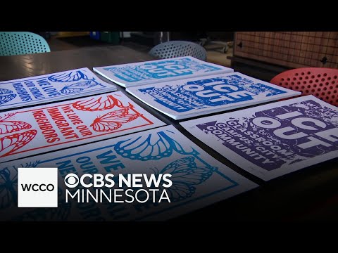 Minneapolis artist using printmaking skills to support community groups