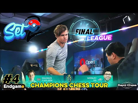FINAL LEAGUE!!! Magnus Vs Wesley So || Champions Chess Tour