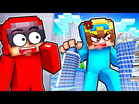 TINY vs GIANT Hide and Seek in Minecraft!