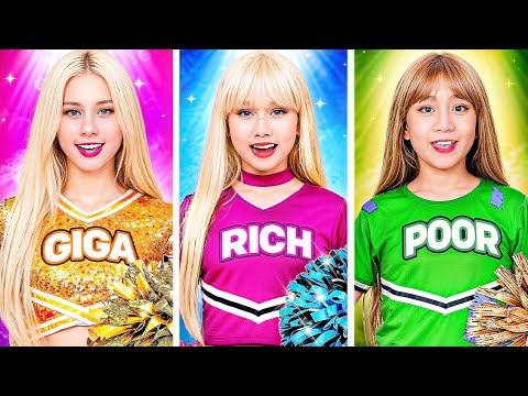 فقيرة Vs غنية Vs غنية جدًا في مسابقة المشجعات! من ستكون الفائزة؟