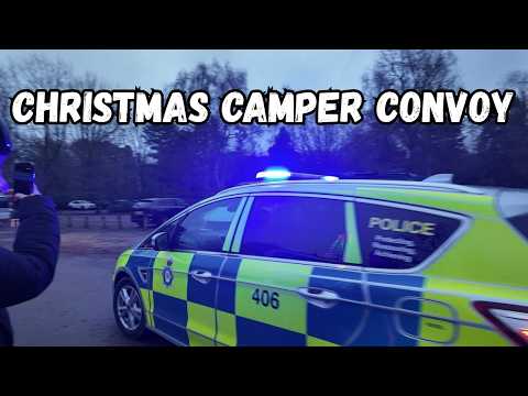 POLICE Turned Up At The CHRISTMAS CAMPERVAN CONVOY