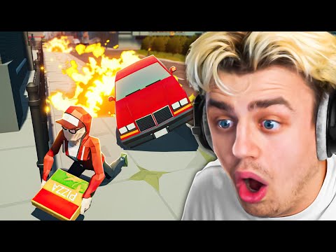 Ich spiele den Pizzalieferant Simulator... (großer fehler)
