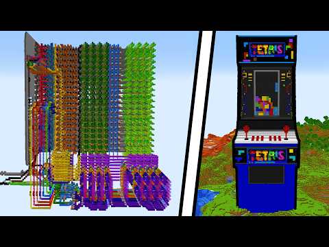 I Made an Arcade with just Redstone!