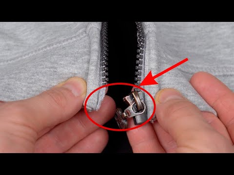 If your clothes zipper is broken, don't spend money to fix it. I'll teach you a trick
